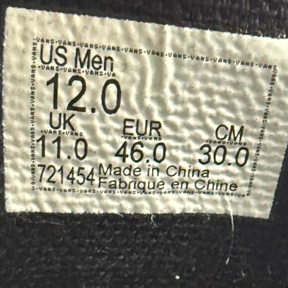 Vans x Motörhead Black Slip-On Shoes Men’s 12 Limited Edition - Picture 6 of 10